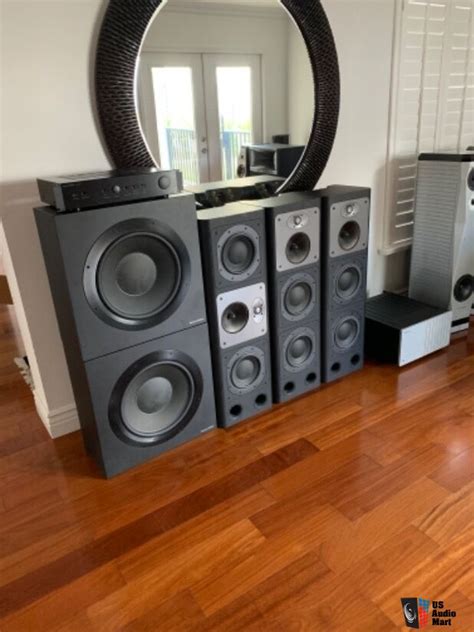 Bandw Bowers And Wilkins Ct Sw15 Pair 3 Ct82 Lcr Speakers Sa1000
