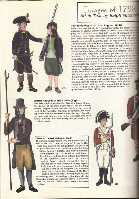 1798 United Irishmen Rebellion Irish Men French Revolutionary Frank
