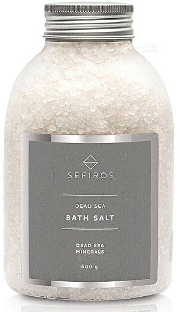 Сіль для ванни з мінералами Мертвого моря sefiros dead sea bath salt with dead sea minerals