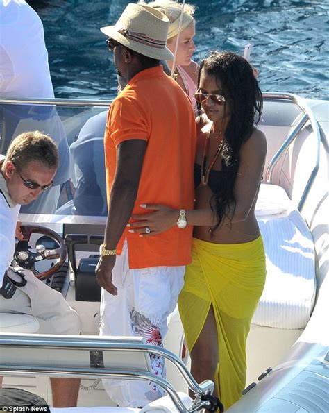 Diddy And Cassie Hop Aboard The Love Boat As They Soak Up The Sun On A