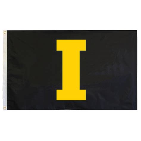Iowa Hawkeyes 3 X 5 I Logo Flag