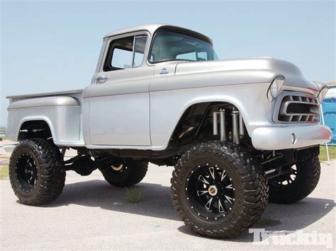Lifted Classic Chevy Truck Autos Pinterest