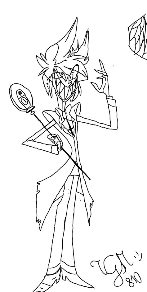 Alastor Coloring Page Coloring Pages