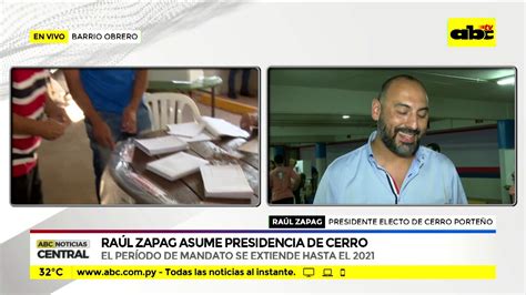 Raul Zapag Asume La Presidencia De Cerro Porteño Abc Noticias Abc Color