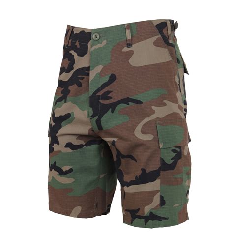 Shop Woodland Camo Ripstop Bdu Shorts Fatigues Army Navy Gear