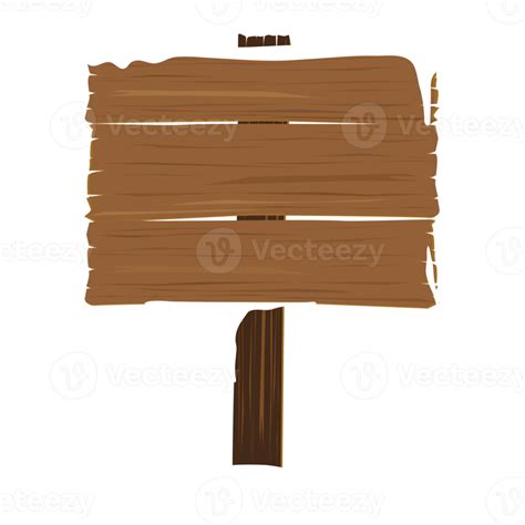 Free Wood Sign Posts With Snow On Transparent Background Cartoon