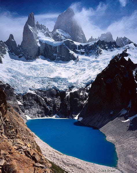 Los Glaciares National Park Argentina ~ Chaltén Aka Monte Fitz Roy And Cerro Poincenot
