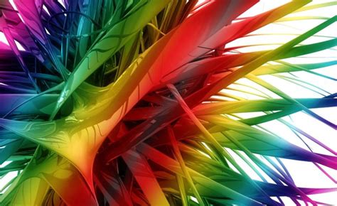 Abstract Cool CGI Color Spikes 4K Wallpaper • GamePhD