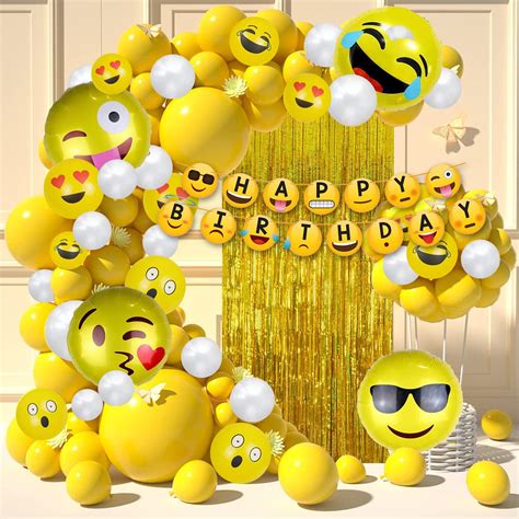 Buy Party Propzsmiley Balloons For Birthday Decoration Pack Of 38 Pcs
