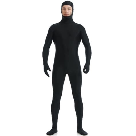 High Quality Full Body Open Face Zentai Suit Mens Lycra Nylon Custom Second Skin Tight Suits