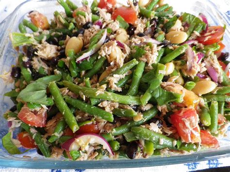 Salat Mit Dreierlei Bohnen Tomaten Und Thunfisch Von Dodith Chefkoch