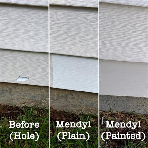 Mendyl Vinyl Siding Repair Cover Any Cracks Holes Or Blemishes On