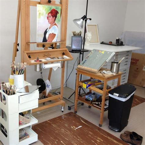 Oil Painting Area Art Studio Storage Art Studio Space Art Studio