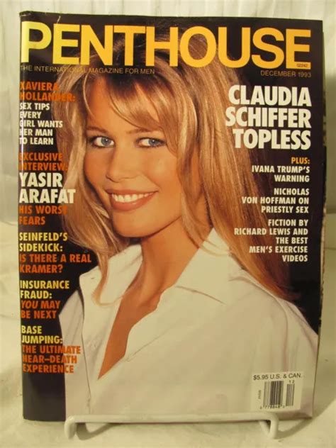 1993 Penthouse Magazine Claudia Schiffer Topless 14 95 Picclick