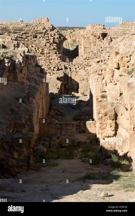Sabratha Libya North Africa Roman Ruins Ampitheater 2nd Century