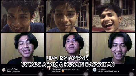 Ustad Agam Fachrul Live Instagram Bareng Husain Basyaiban Youtube