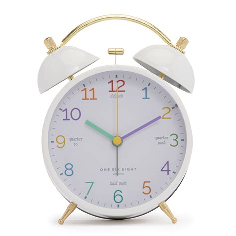 Learn The Time White Alarm Clock