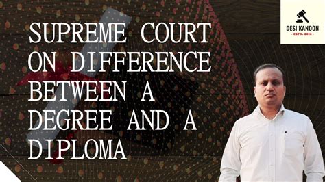 Desi Kanoon Your Daily Dose Of Law Supreme Court On Difference