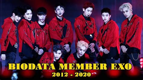 Biodata Profile Lengkap Dengan Agama Exo 2012 2020 Youtube