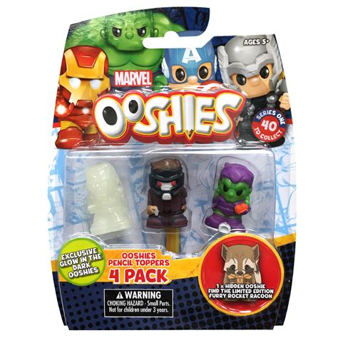 Ooshies Marvel 4pk The Granville Island Toy Company
