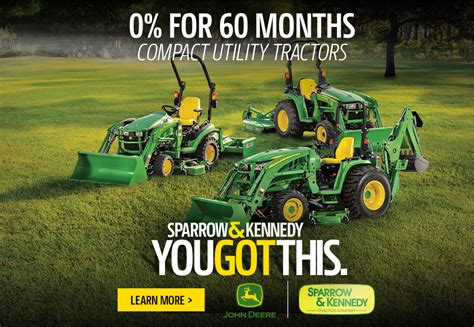 Sparrow And Kennedy Your John Deere Dealership For Compact Tractors