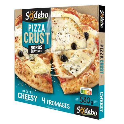 Pizza Crust 4 Fromages Sodebo La Boite De 580 G à Prix Carrefour