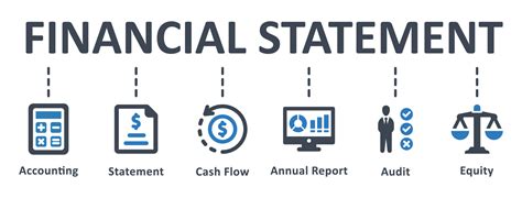 Financial Statement Icon Vector Illustration Statement Balance
