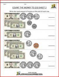 Count coins by using running totals. (We have money worksheets for USA, Canada, and Australia ...