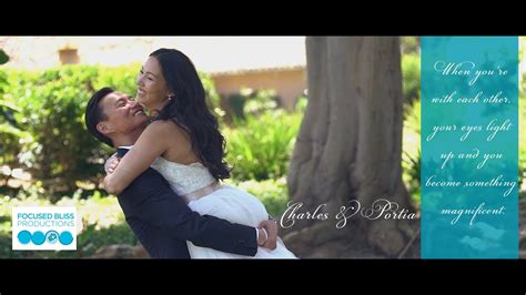 Portia And Charles Rancho Valencia Resort And Spa Wedding
