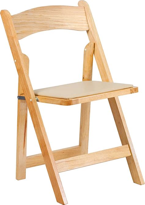 Flash Furniture Hercules Series Natural Wood Folding Chair