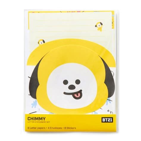 Bt21 Letter Stationery Set By Linefriends Tata Cooky Authentic Stationery
