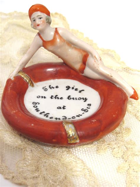 Vintage Flapper Bathing Beauty Figurine Ring Trinket Dish Etsy Bathing Beauties Trinket
