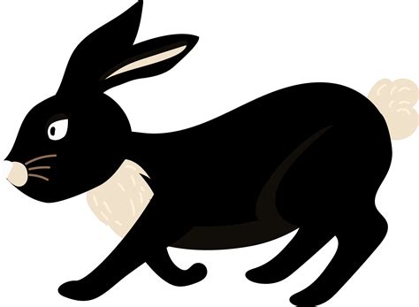 The Black Rabbit Is Coming 13643186 Png