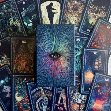 Unusual Designed Tarot Deck Gorgeous With Silver Edges Fast Becoming