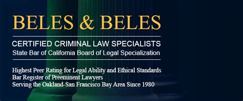 Oakland Sex Crime Lawyers And Sexual Misconduct Defense Attorneys At Beles And Beles Announce No