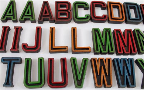 Vintage Small Plastic Alphabet Letters Sold Separately