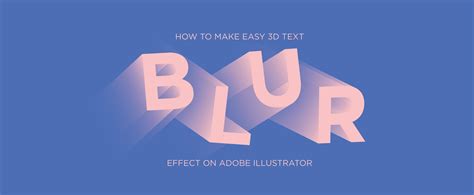 Adobe Illustrator D Text Effects Tutorial