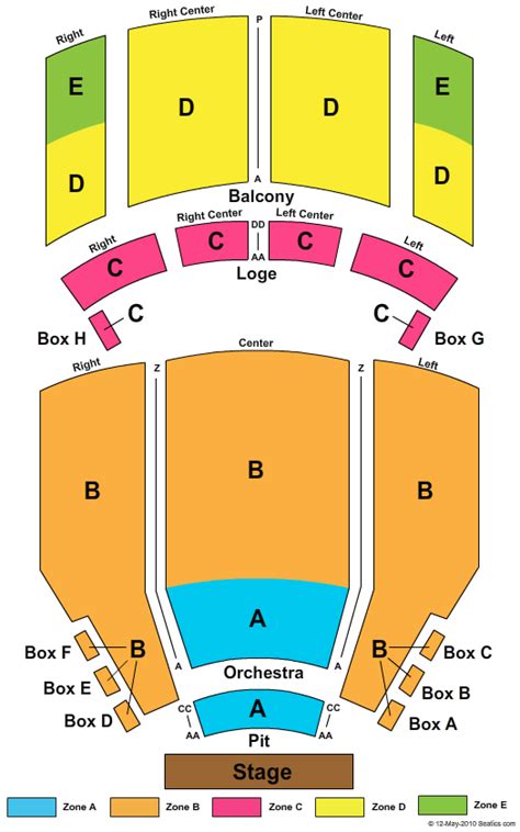 Sovereign Performing Arts Center Seating Chart Sovereign Performing
