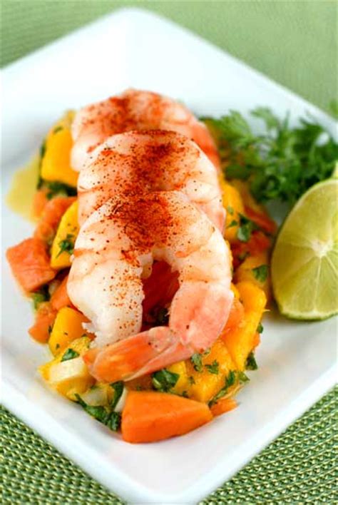 10 best cold shrimp appetizers recipes. Gluten Free Cold Shrimp with Tropical Fruit Salsa Recipe