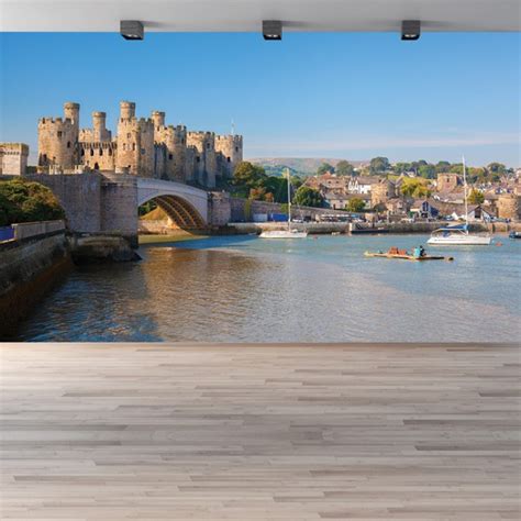 Il galles è oggi considerato una delle nazioni celtiche moderne. Castello di Conwy Fotomurali Fiume del Galles Carta Da ...