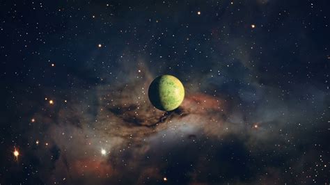 Camera Focuses On An Alien Planet With Life A Habitable Looking