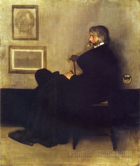 Arrangement In Grey And Black No2 Portrait Of Thomas Carlyle James