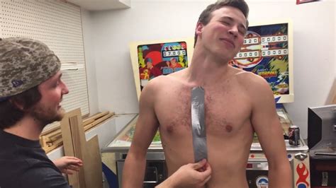 Duct Tape Waxing Chest Hair Youtube
