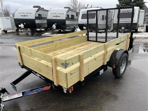 2022 Liberty 6x10 Wood Side Utility Trailer Team One Trailers