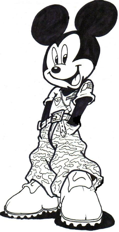 Mickey Mouse Lineart By Trunks24 On Deviantart