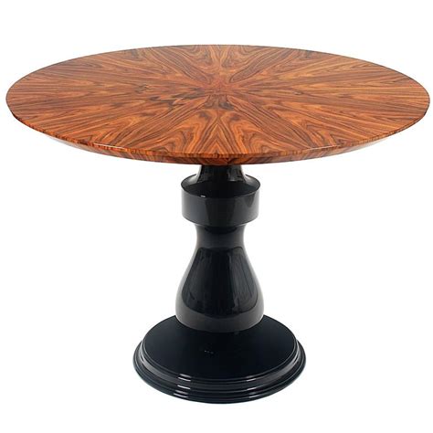 Color coated stainless steel hardware. Chess Coffee Table in Matched Wood Veneer Rosewood Top For ...