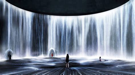Youll Soon Be Able To Walk Along A Digital Waterfall In This Immersive
