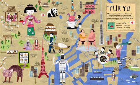 Map Of Tokyo City Atlas By Martin Haake