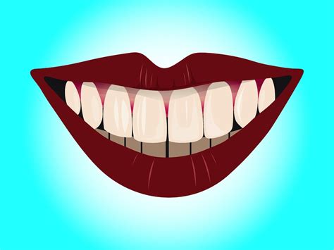 Smile With Teeth Vector Art And Graphics