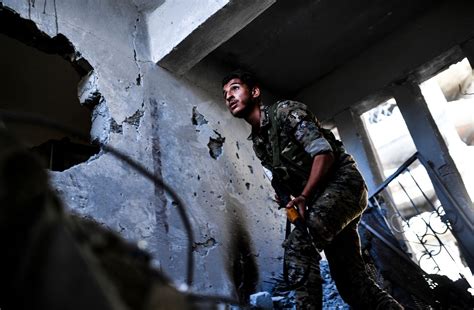 Battle For Raqqa Photos Isis Confined To Hospital And Stadium With Hostages And Snipers In